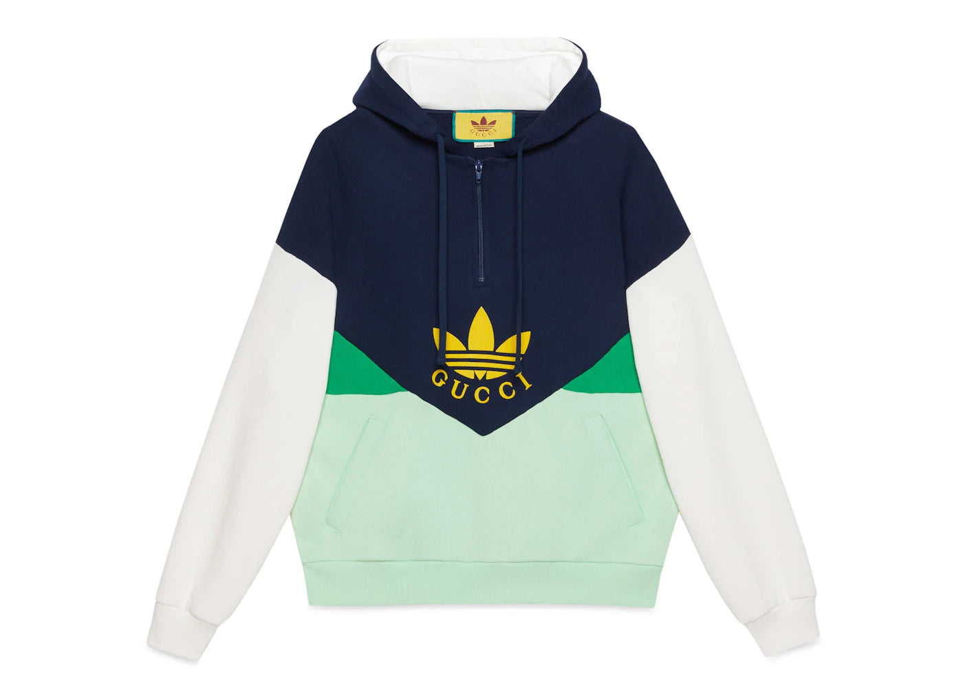Gucci x adidas Hooded Sweatshirt Blue