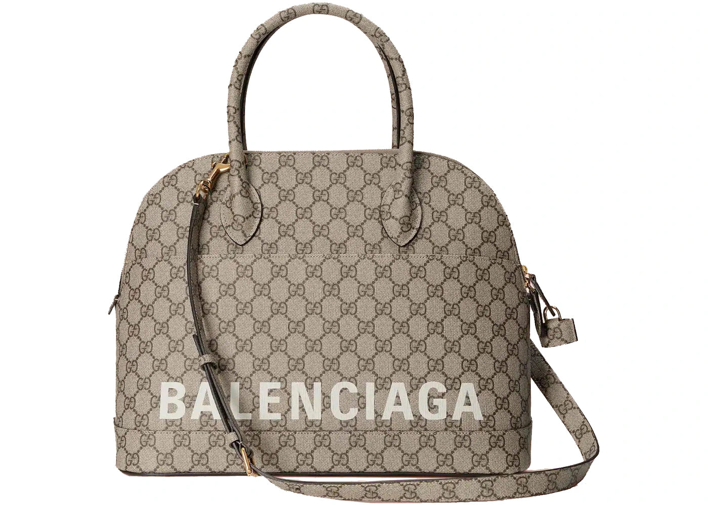 Gucci x Balenciaga The Hacker Project Medium Ville Bag Beige/Ebony