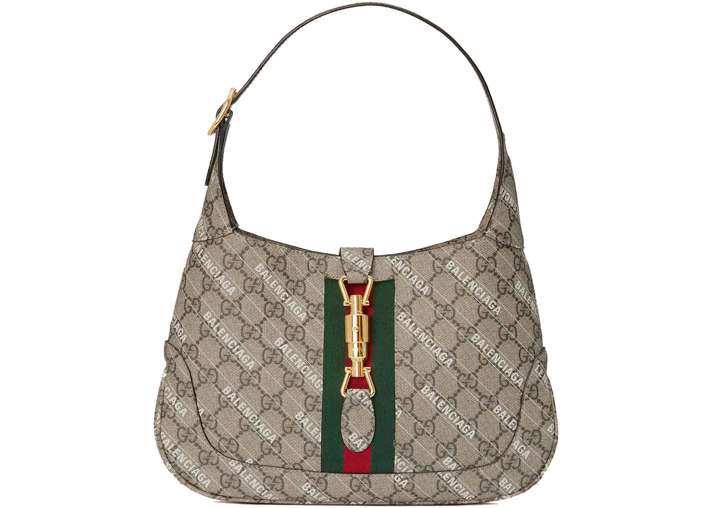 Gucci x Balenciaga The Hacker Project Small Jackie 1961 Beige/Ebony