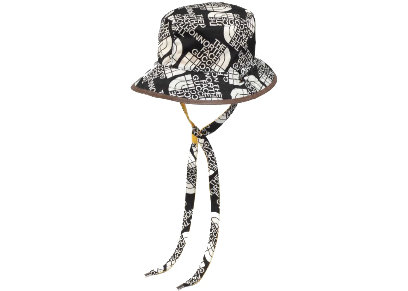 Gucci x The North Face Self Tie Nylon Hat Black/White