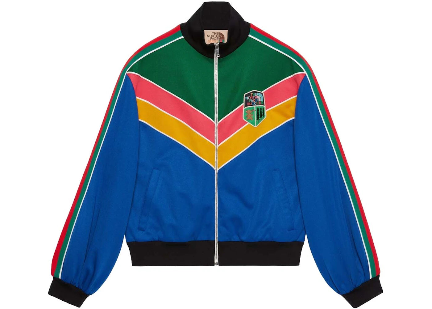 Gucci x The North Face Cotton Jacket Blue/Multicolor