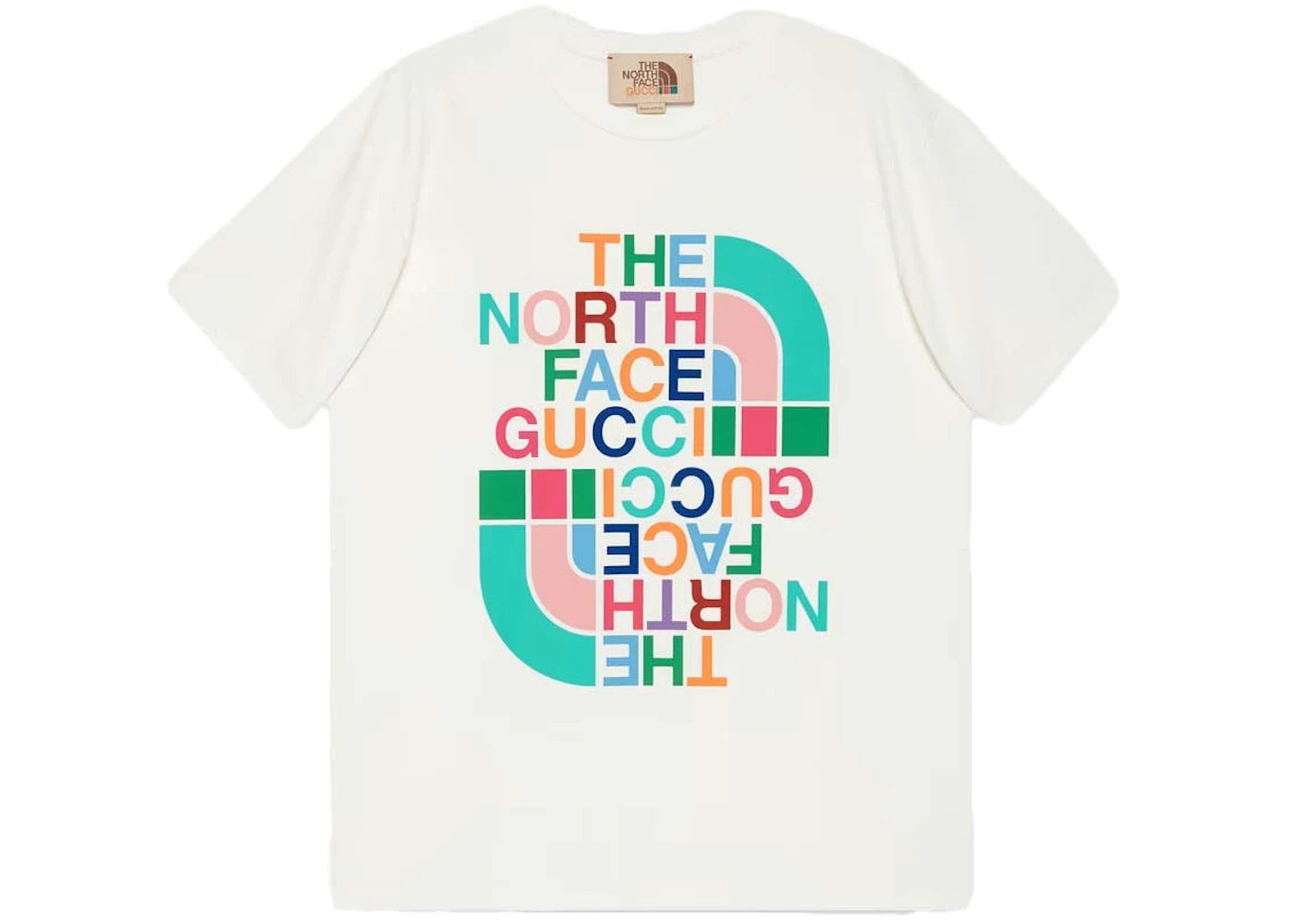 Gucci x The North Face Cotton T-shirt White/Multicolor