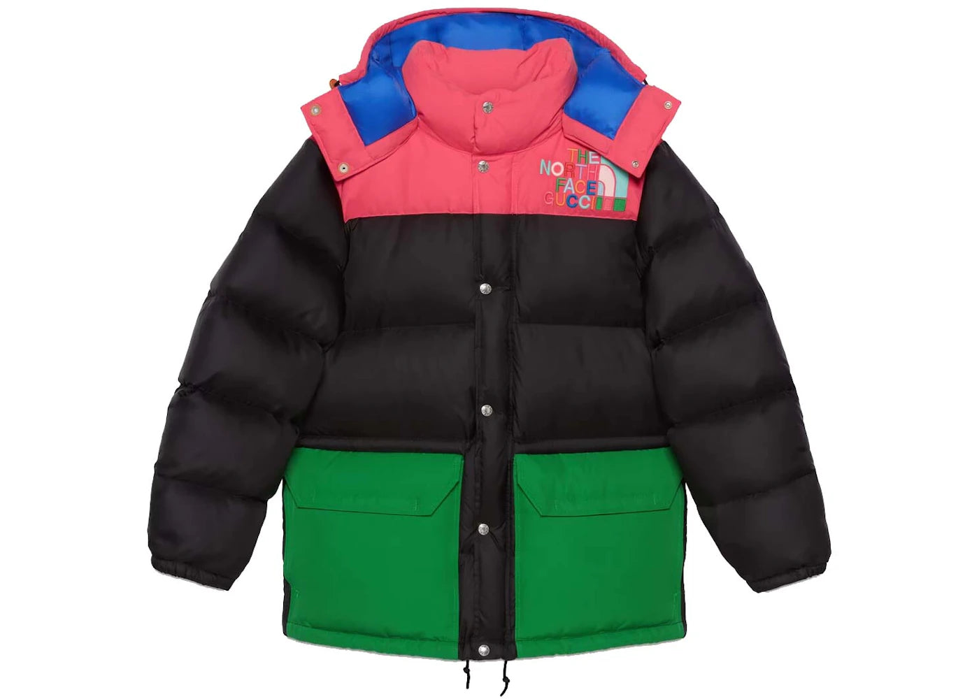 Gucci x The North Face Down Jacket Black/Multicolor