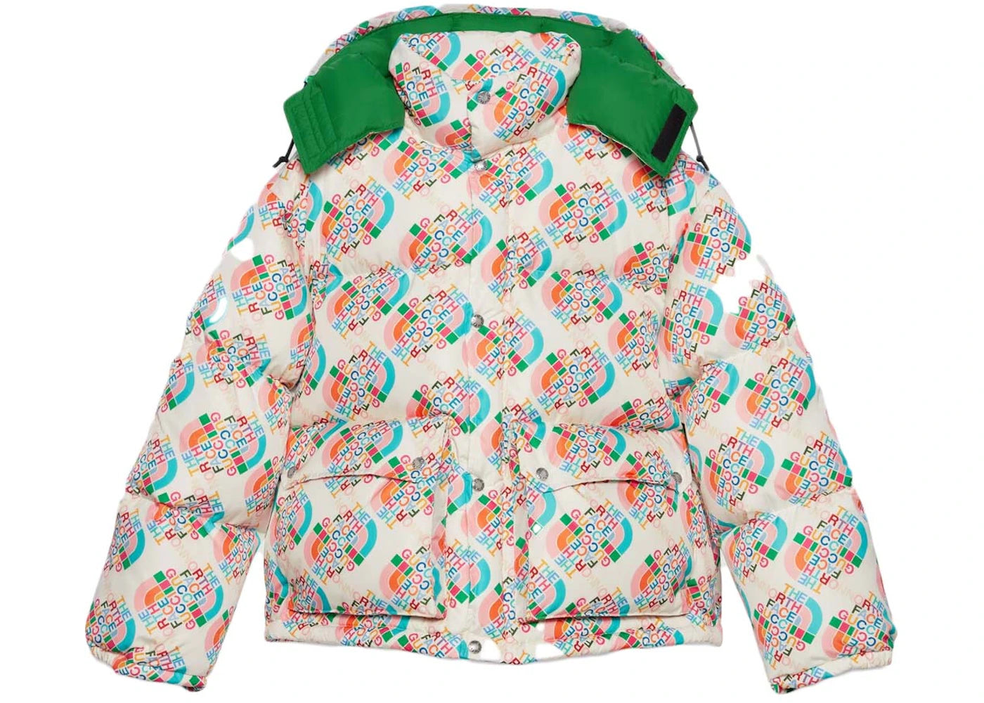 Gucci x The North Face Down Jacket Multicolor/Ivory