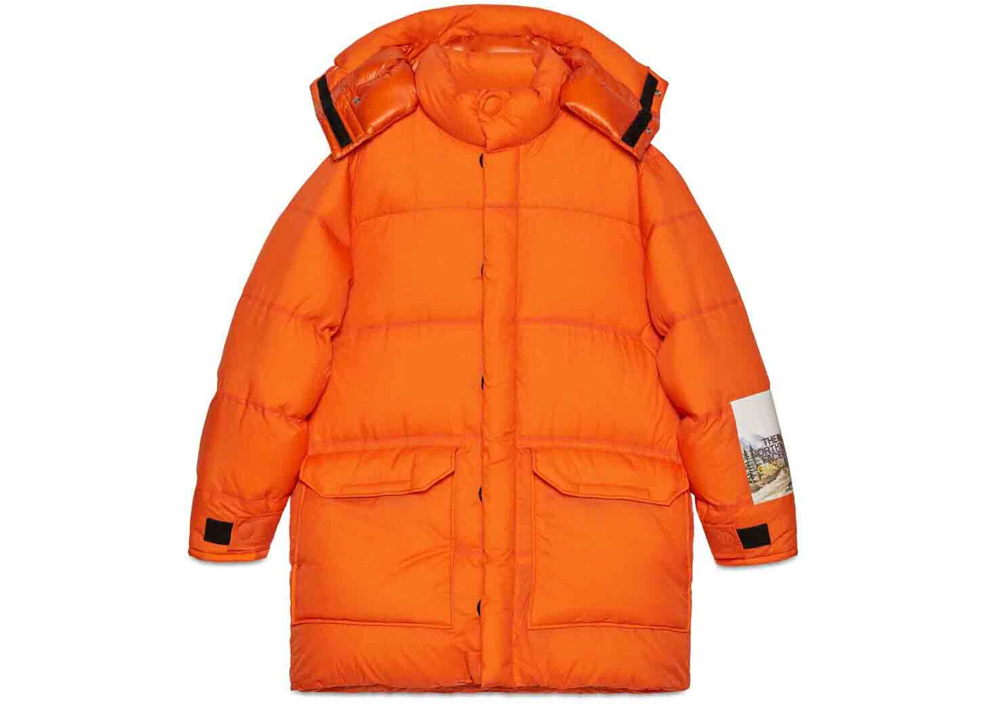 Gucci x The North Face Down Jacket Orange