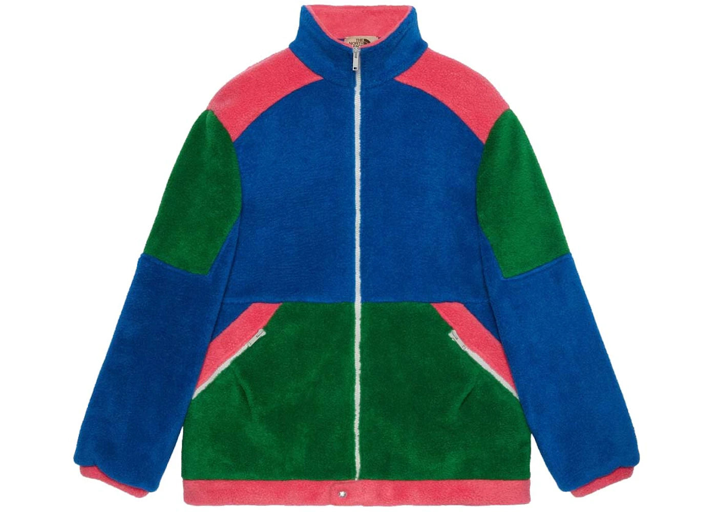 Gucci x The North Face Fleece Jacket Blue/Green/Dark Pink