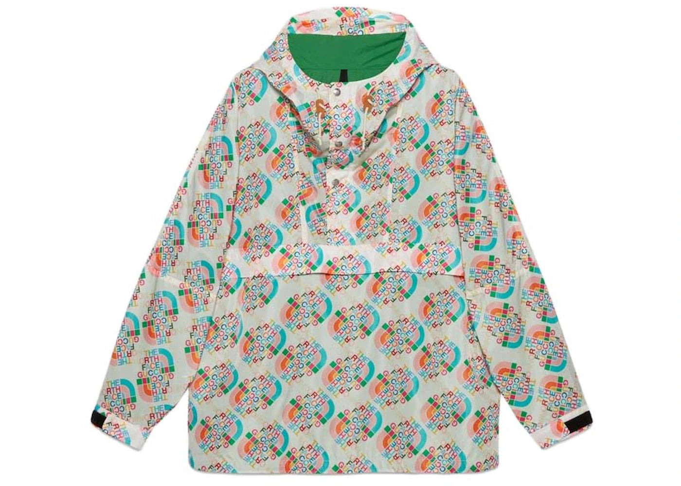 Gucci x The North Face Nylon Jacket Ivory/Multicolor