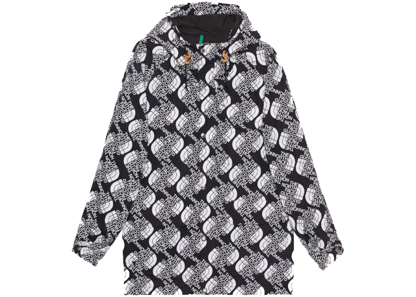 Gucci x The North Face Nylon Mountain Jacket Black/White