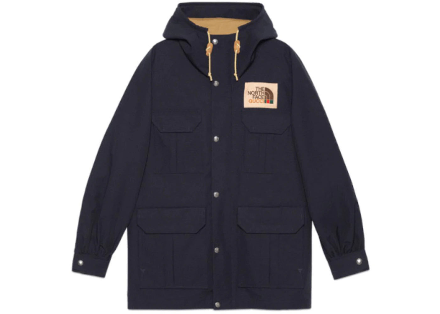 Gucci x The North Face Nylon Mountain Jacket Navy