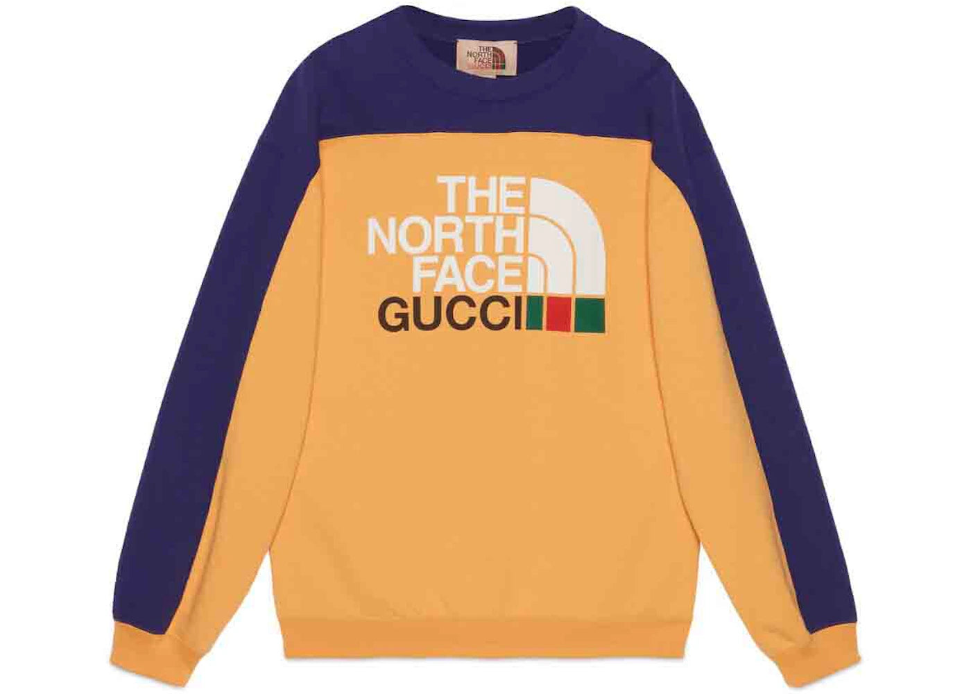 Gucci x The North Face Sweatshirt Yellow/Blue