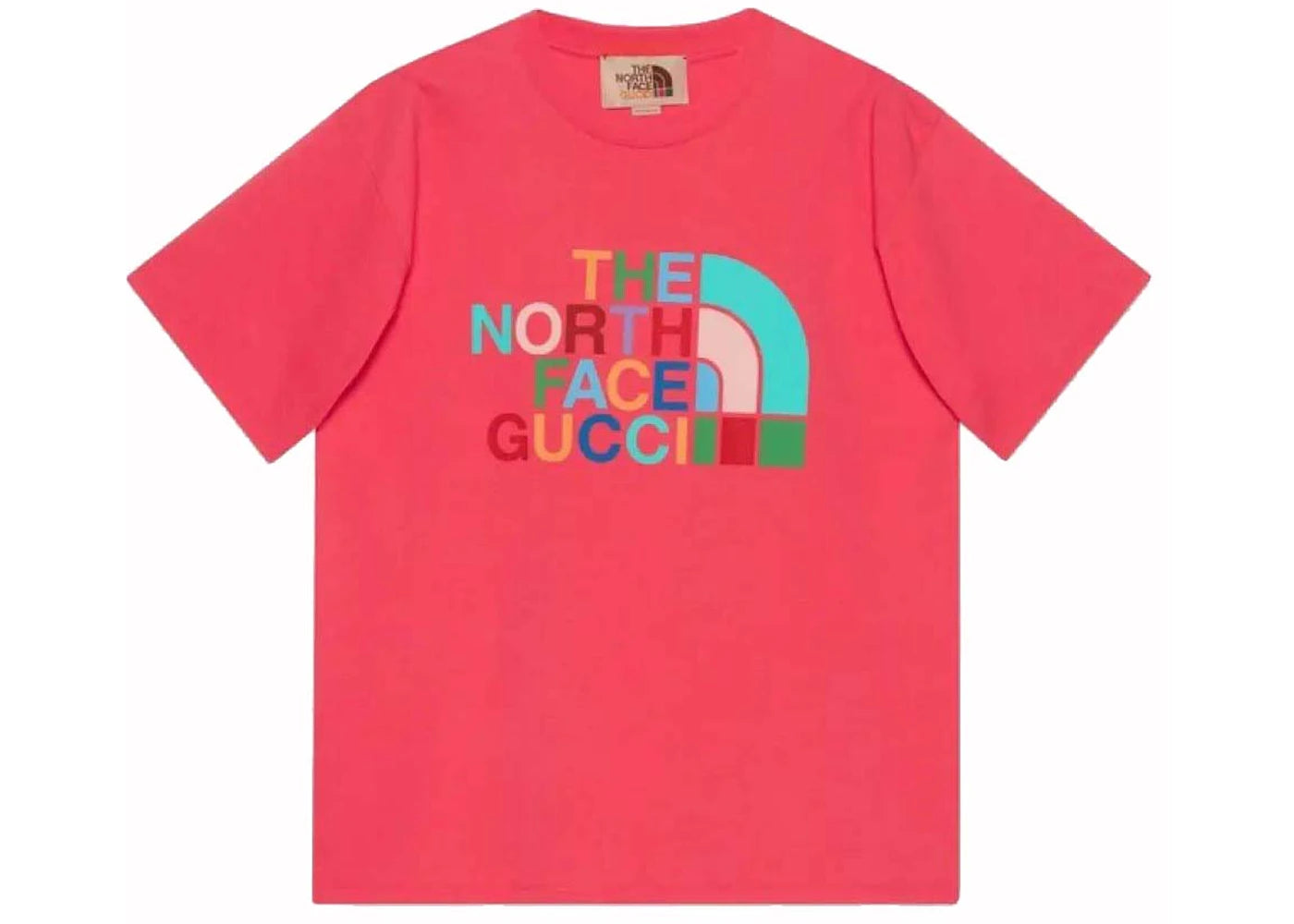 Gucci x The North Face T-Shirt Red Multi