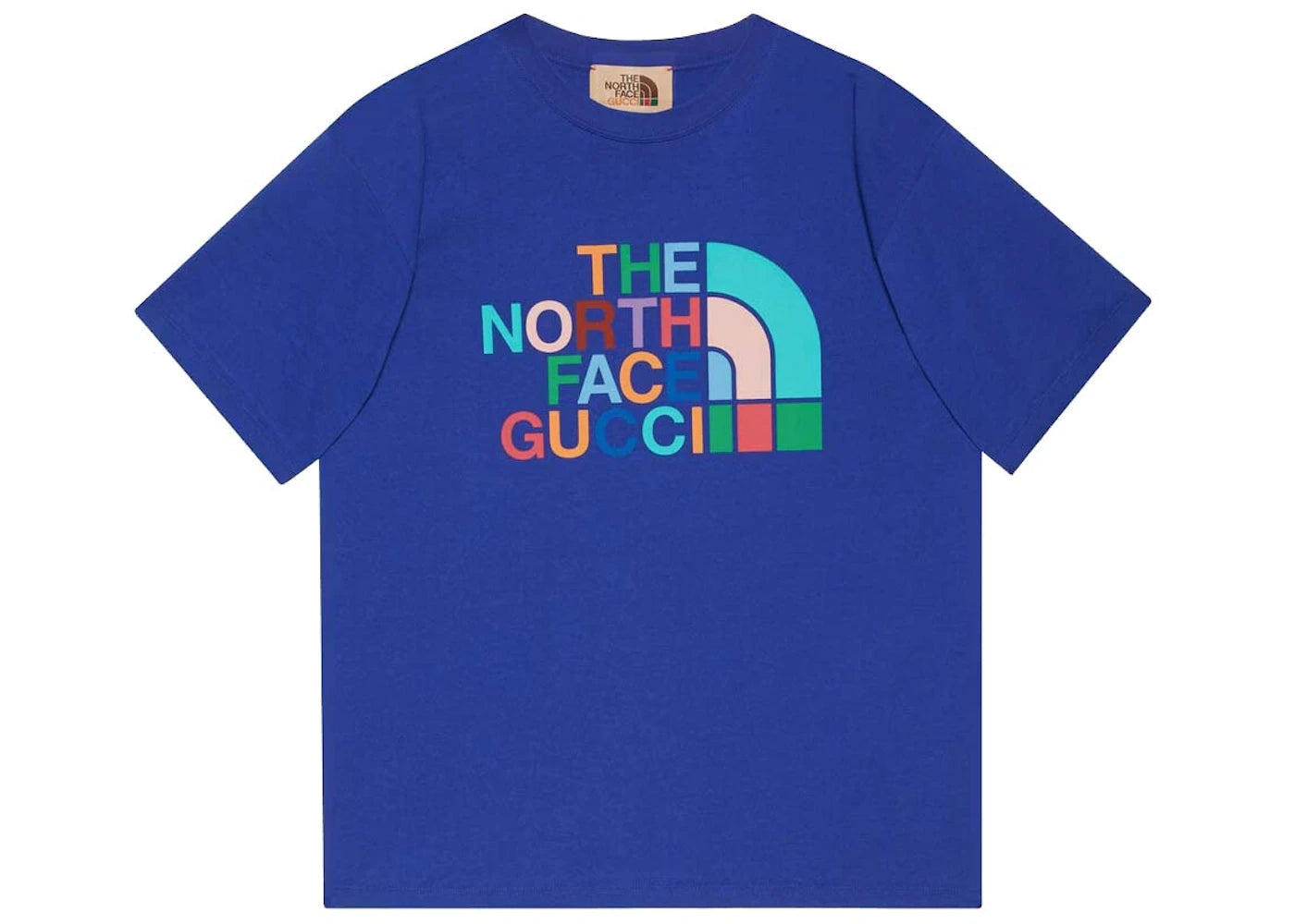 Gucci x The North Face T-shirt Blue/Multicolor