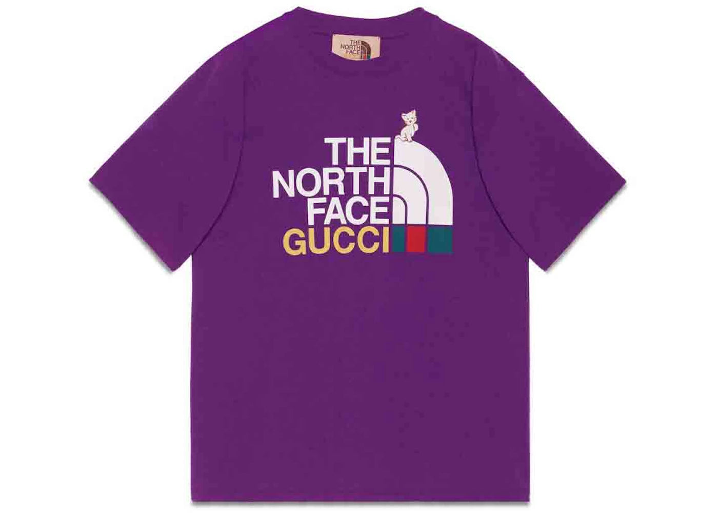Gucci x The North Face T-shirt Purple