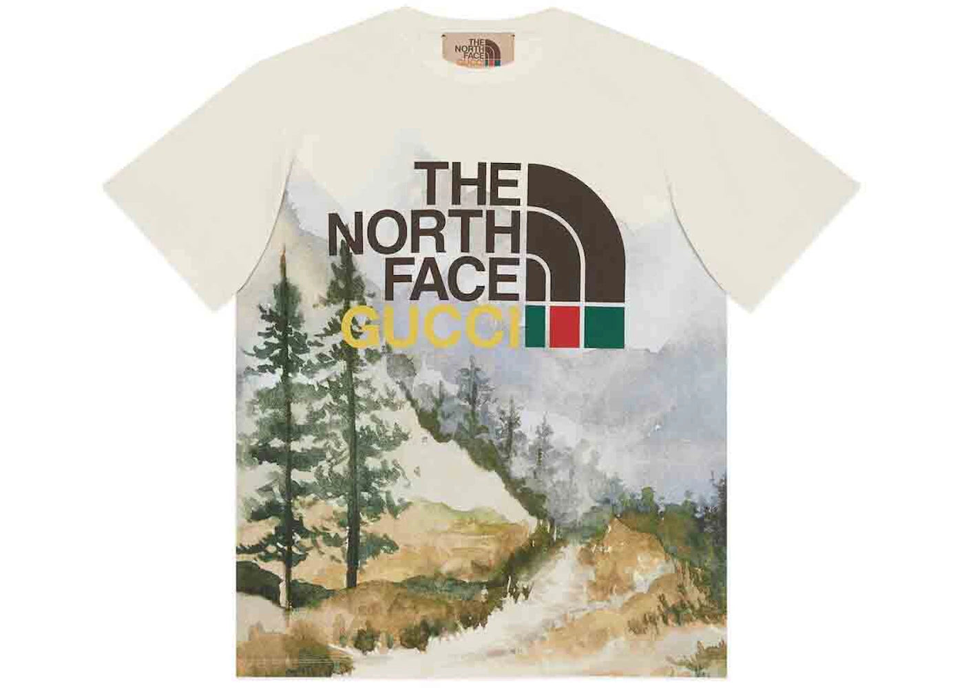 Gucci x The North Face T-shirt Trail Print