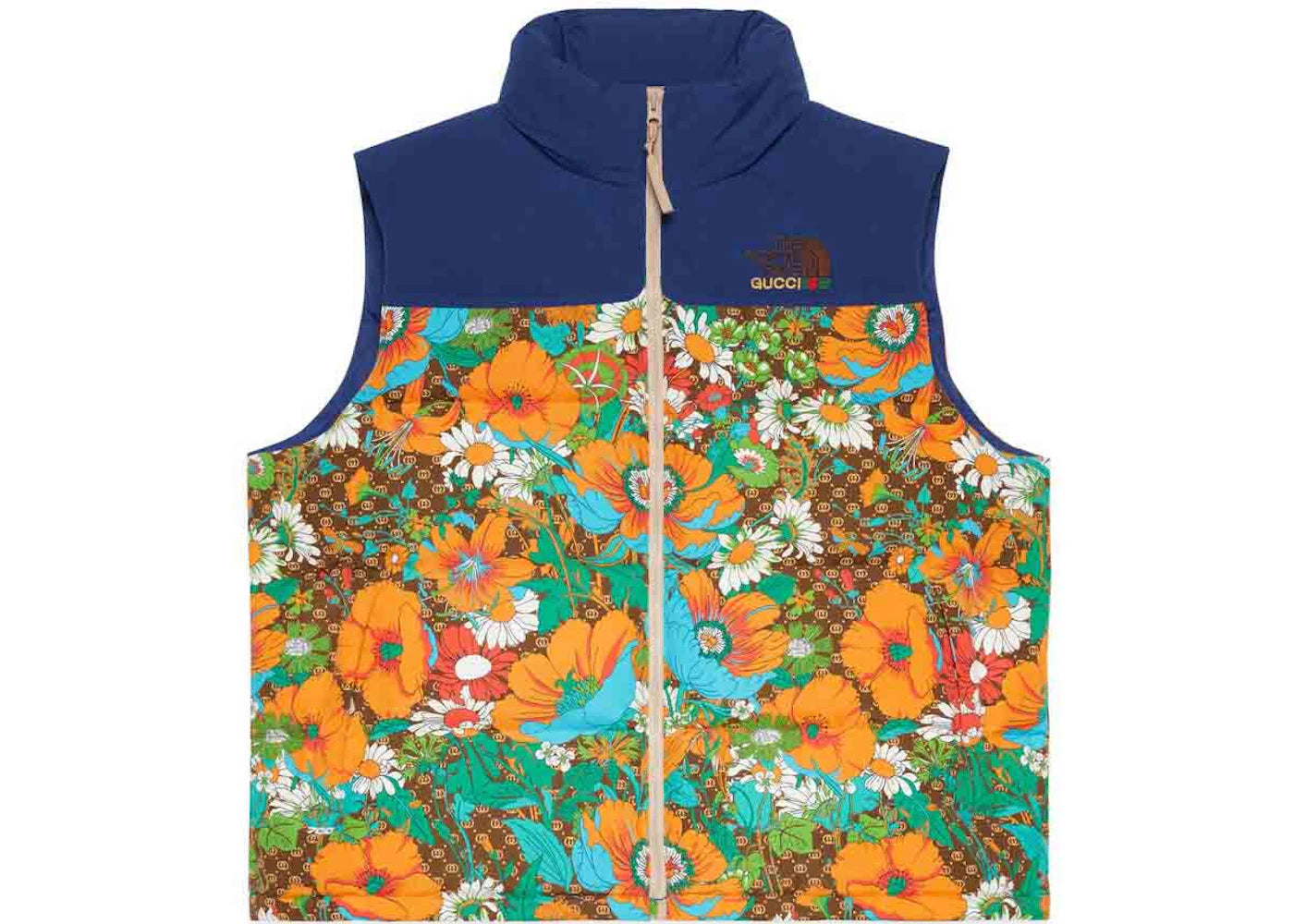 Gucci x The North Face Vest Floral Print