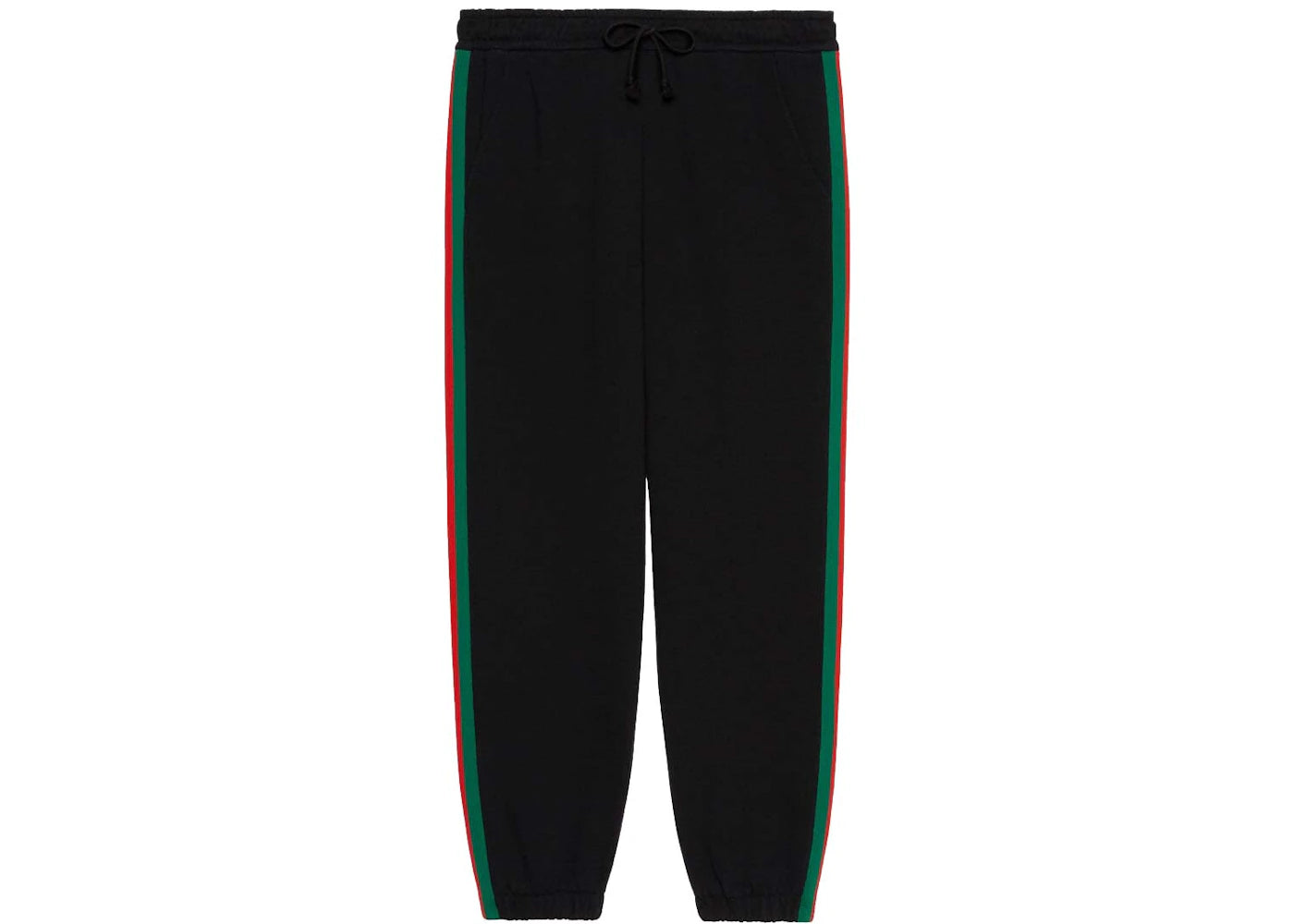 Gucci x The North Face Web Print Cotton Jogging Pants Black Stonewash
