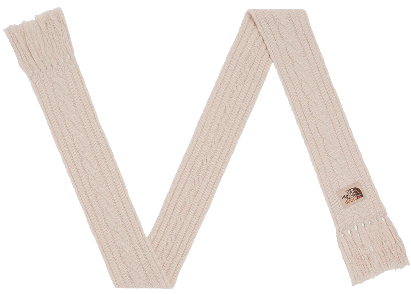 Gucci x The North Face Wool Scarf Off-White