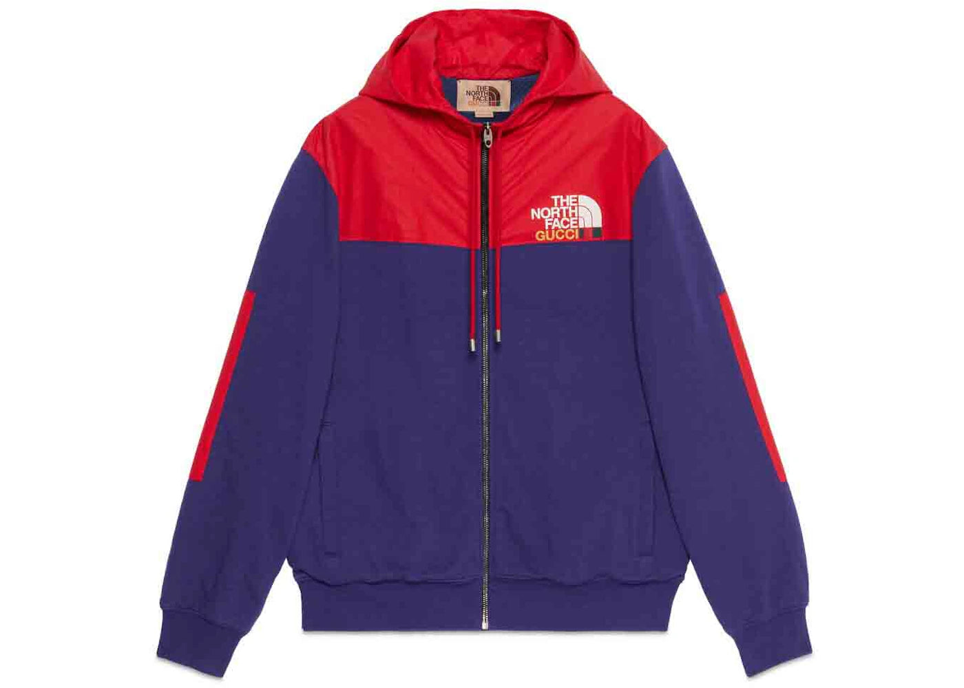 Gucci x The North Face Zip Jacket Blue/Red