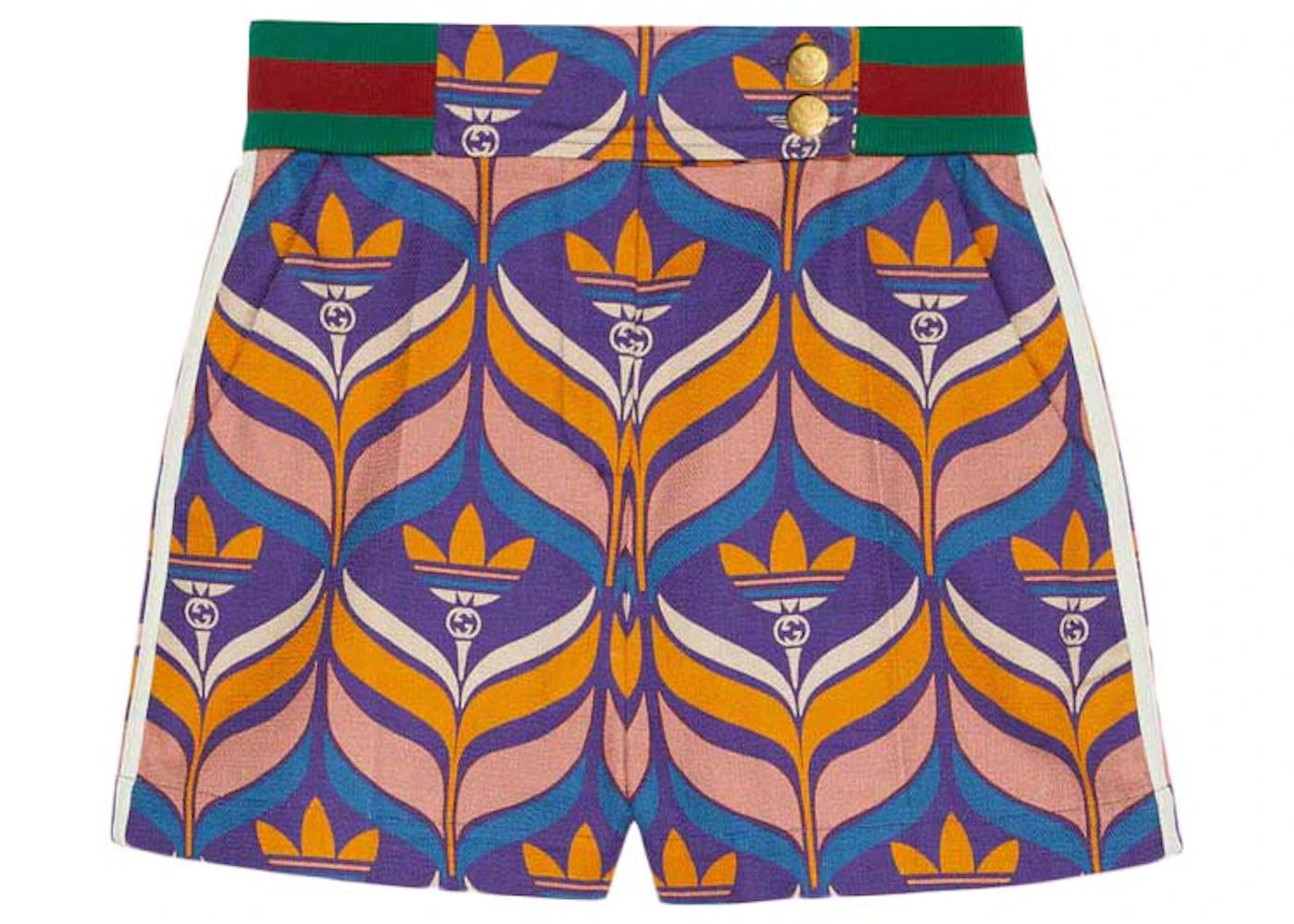 Gucci x adidas Cotton Shorts Multicolor