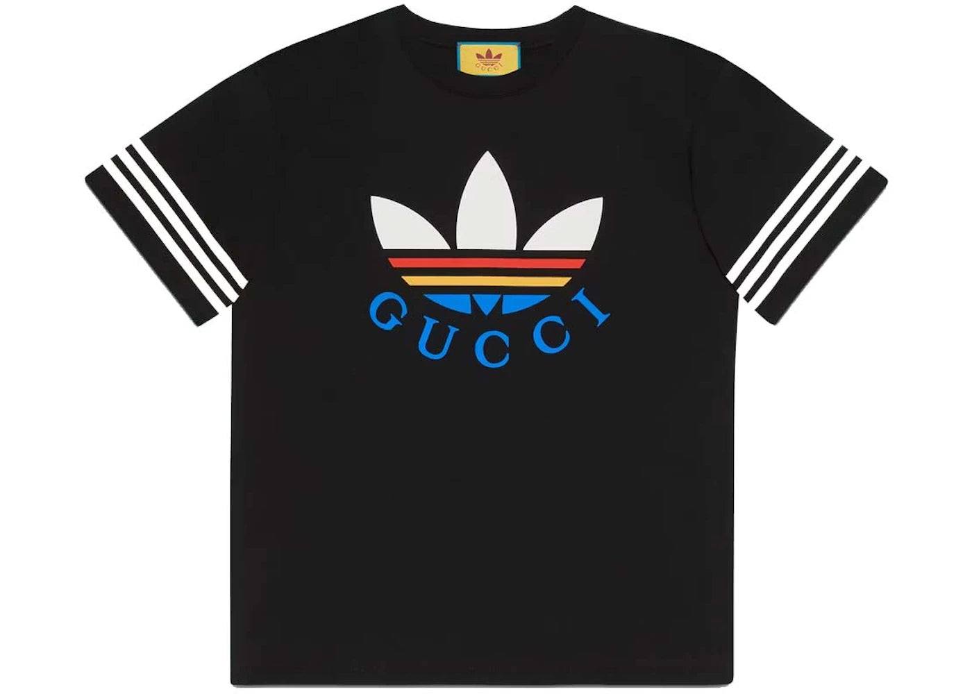 Gucci x adidas Cotton T-shirt Black/Multicolor