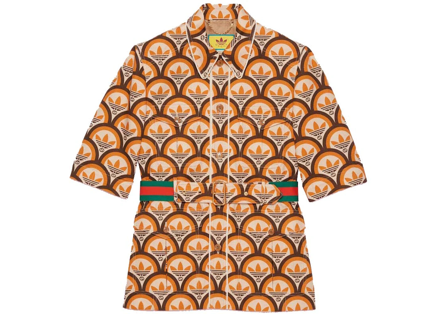 Gucci x adidas Interlocking G And Trefoil Jacket Beige/Brown