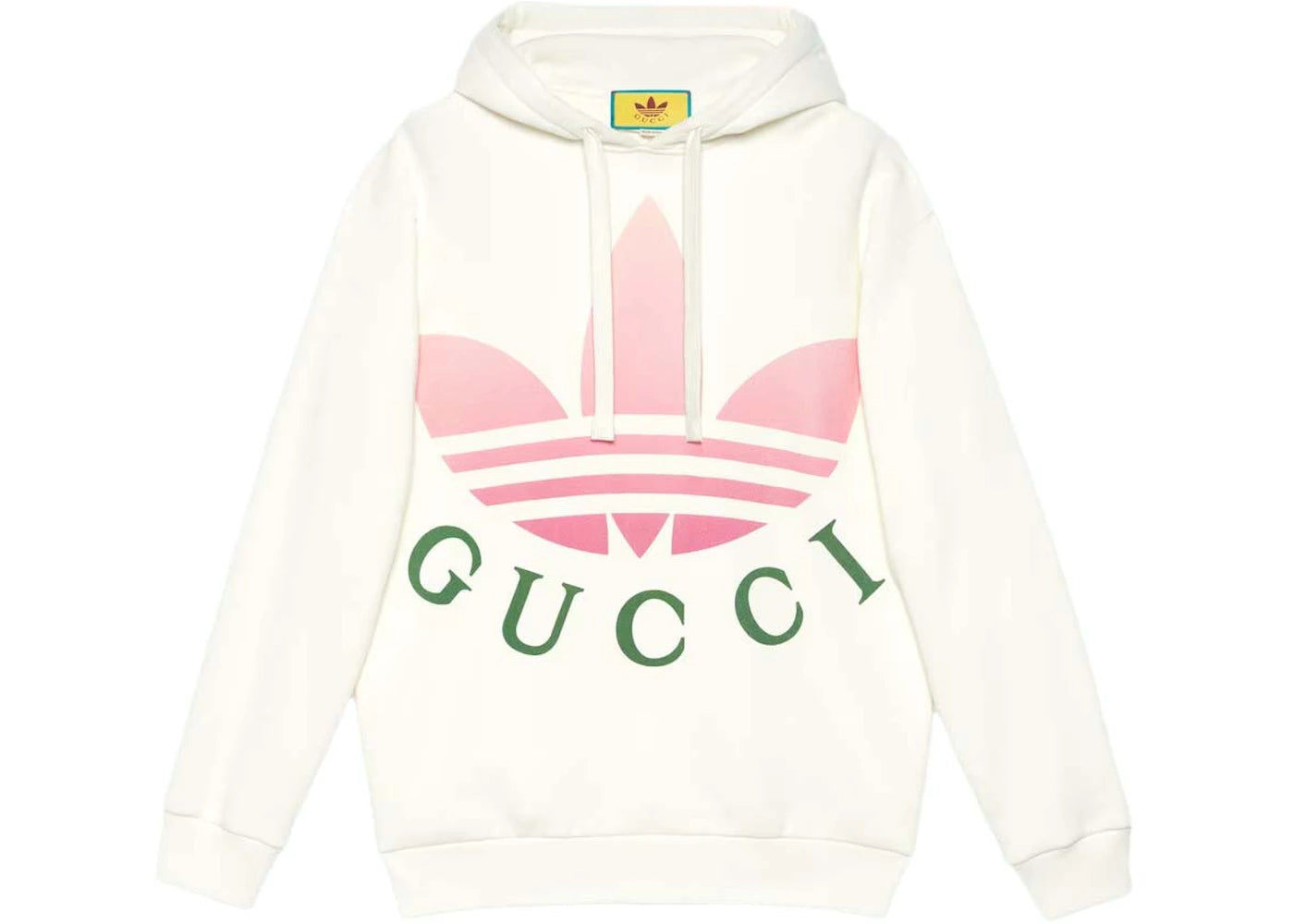 Gucci x adidas Jersey Hooded Sweatshirt White