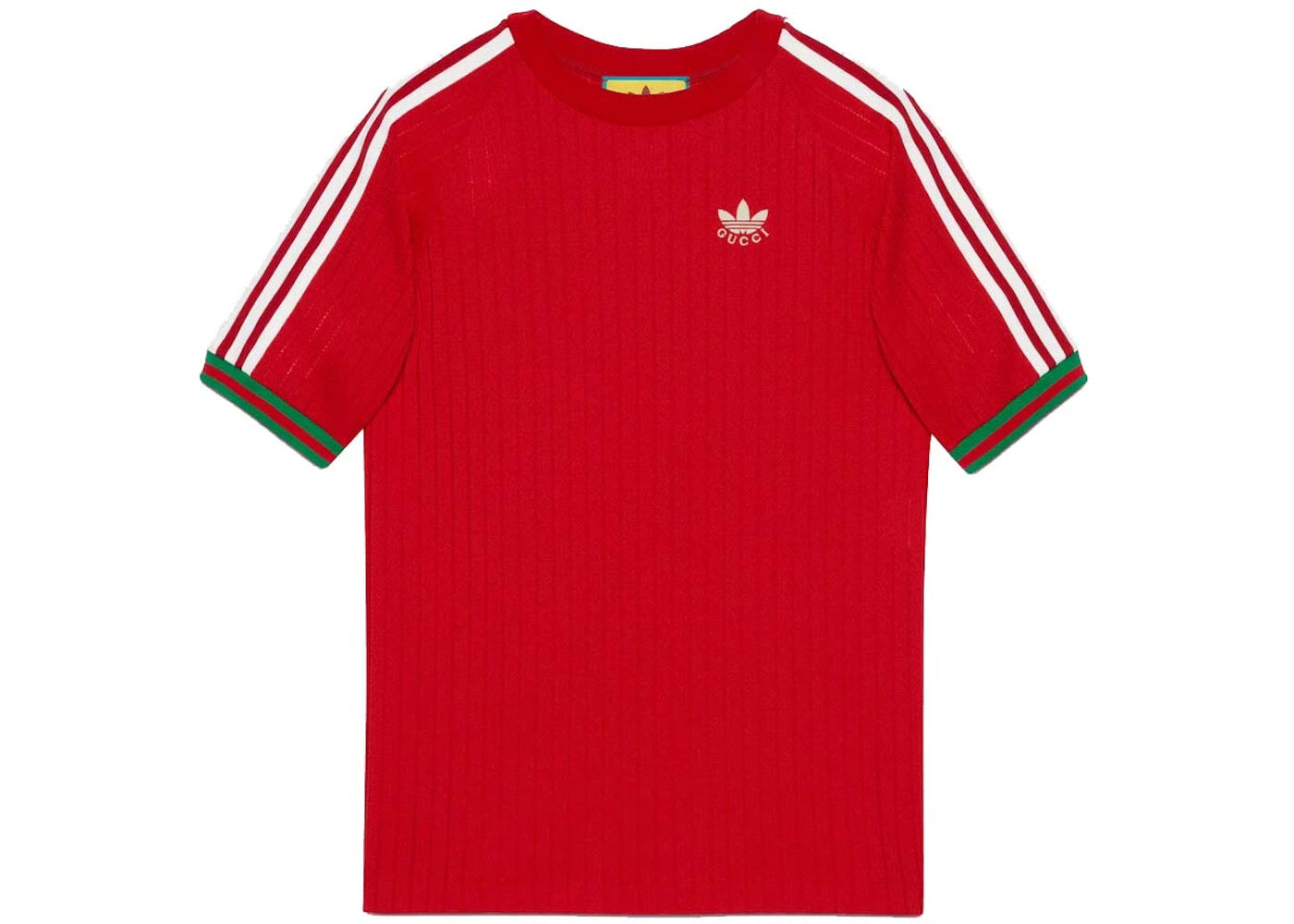 Gucci x adidas Jersey T-shirt Red