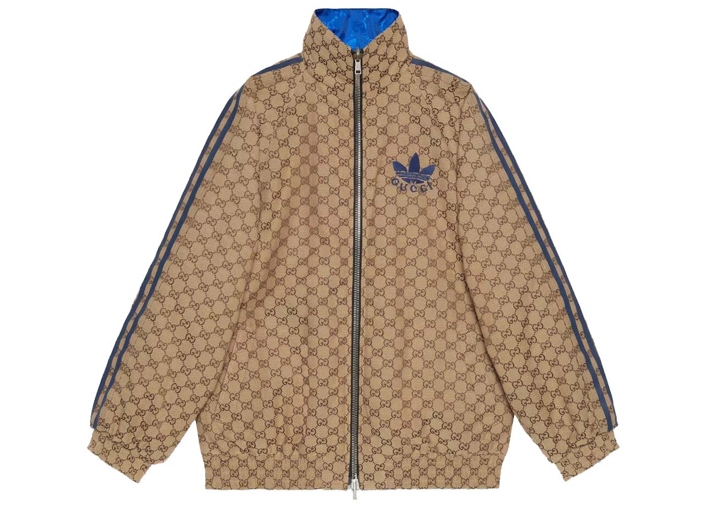 Gucci x adidas Reversible Jacket Beige/Ebony/Blue