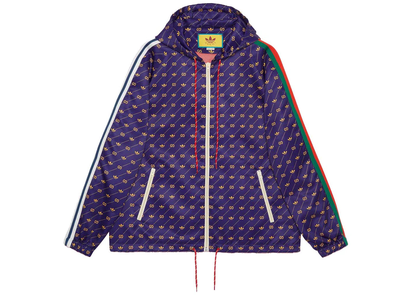 Gucci x adidas Trefoil Print Jacket Blue/Green