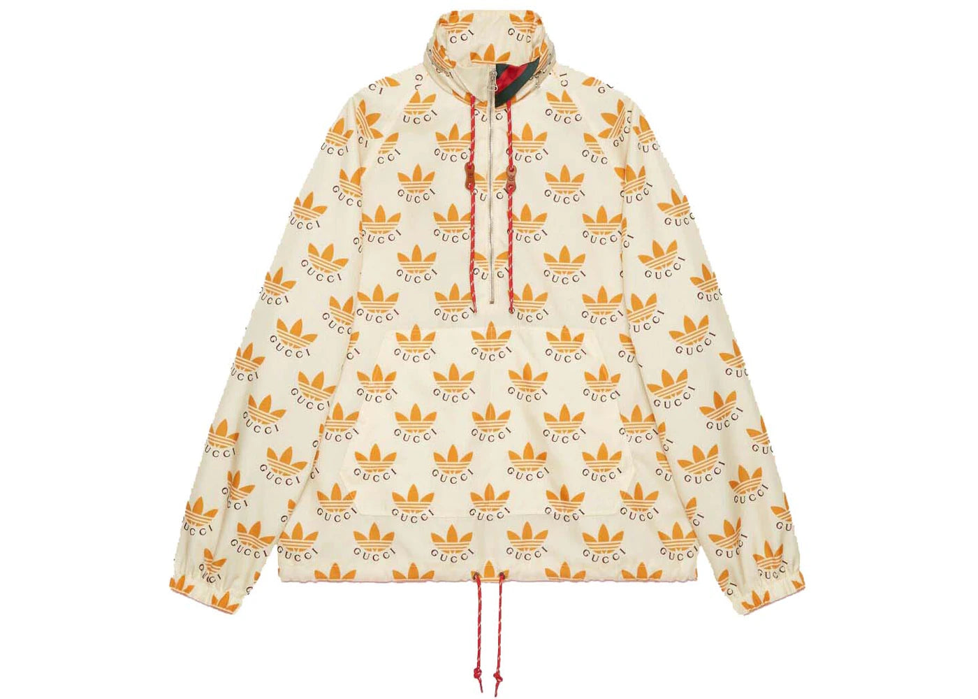 Gucci x adidas Trefoil Print Jacket Ivory/Brown