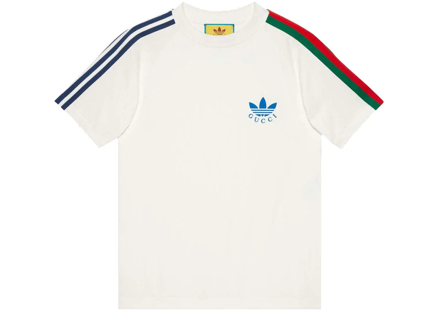 Gucci x adidas Trefoil Print T-Shirt Off-White