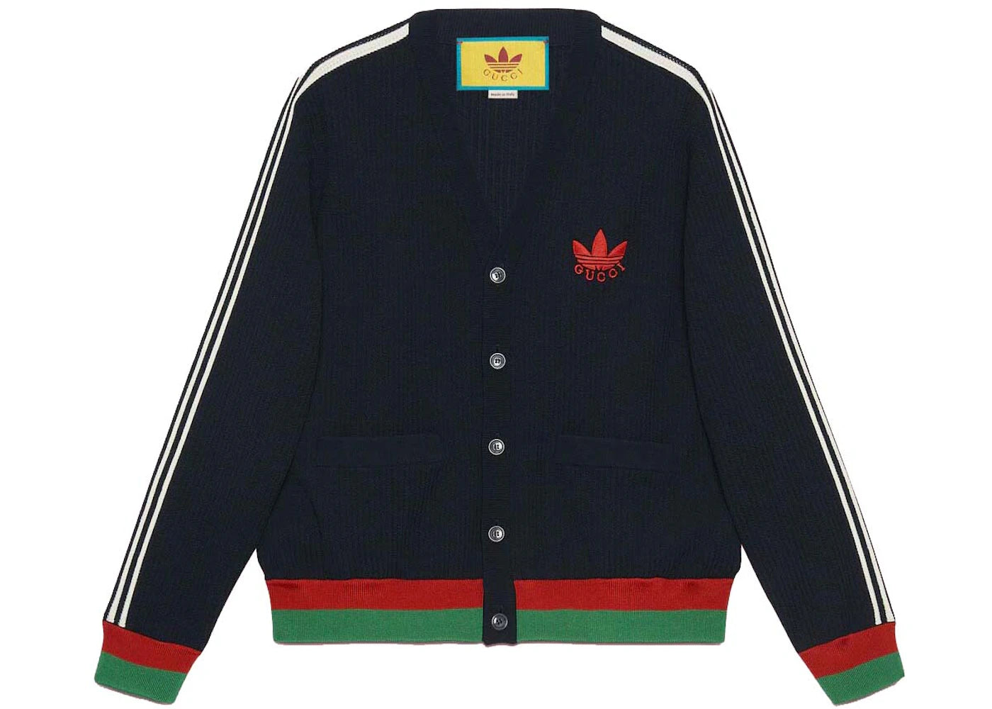 Gucci x adidas Viscose Cardigan Dark Blue