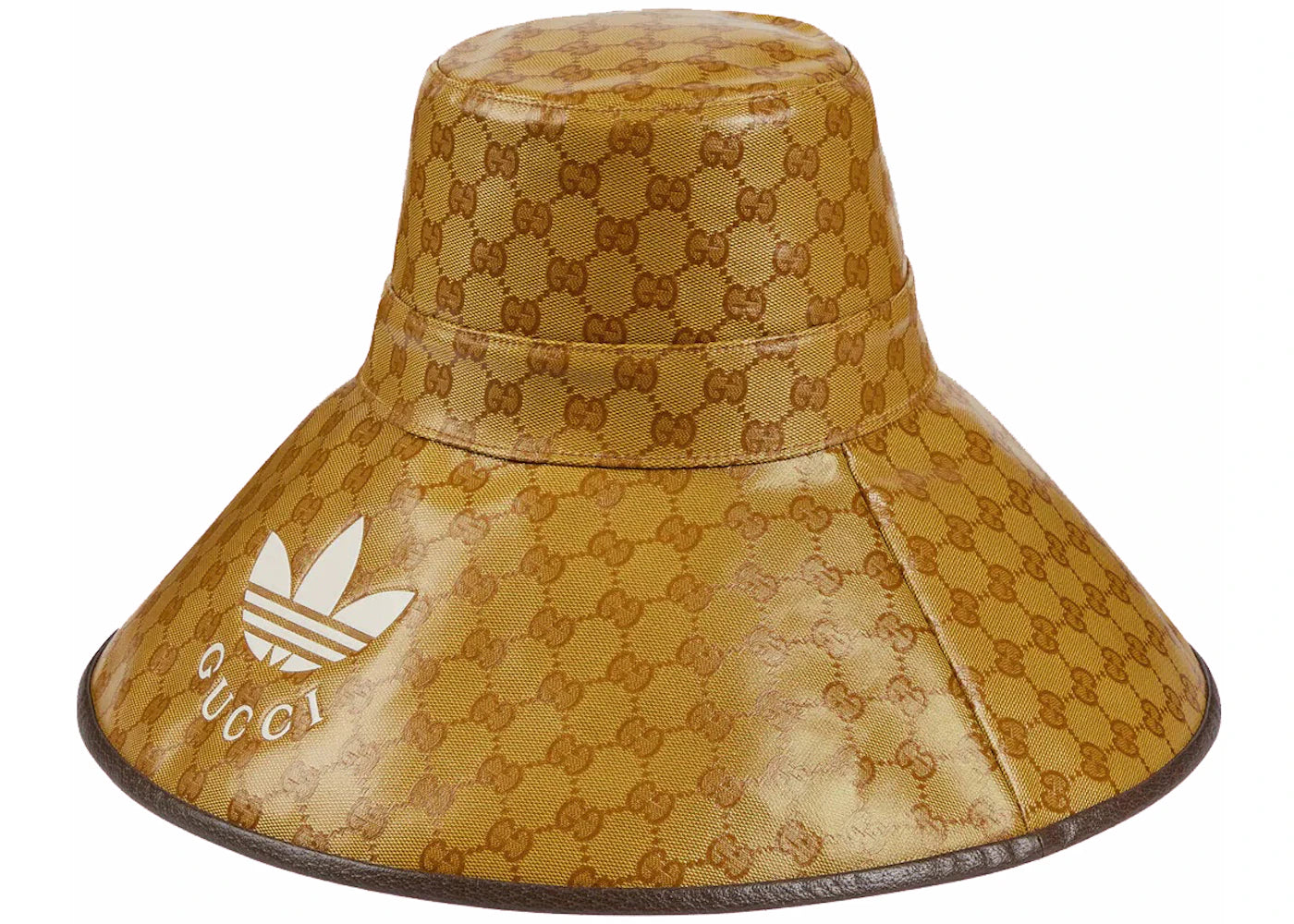 Gucci x adidas Wide-brimmed Hat Beige/Brown