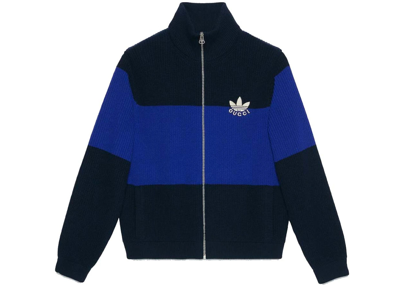 Gucci x adidas Wool Zip Jacket Dark Blue/Blue