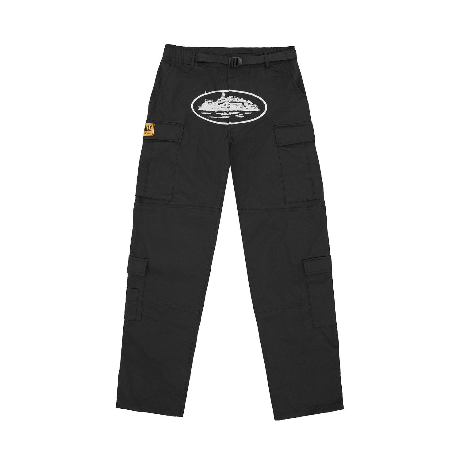 Corteiz Guerillaz Cargos Black/White