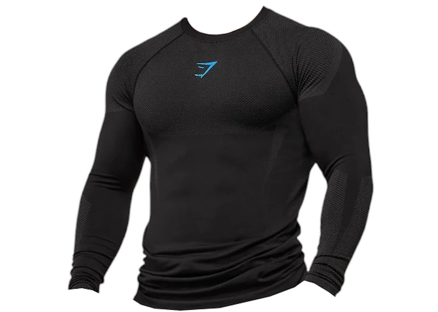 Gymshark Onyx 5.0 Seamless Long Sleeve T-shirt Black/Onyx Grey
