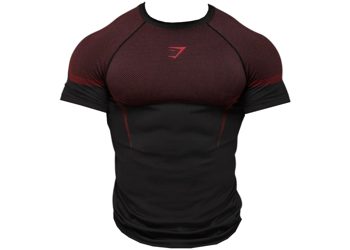 Gymshark Onyx 5.0 Seamless T-shirt Black/Carmine Red
