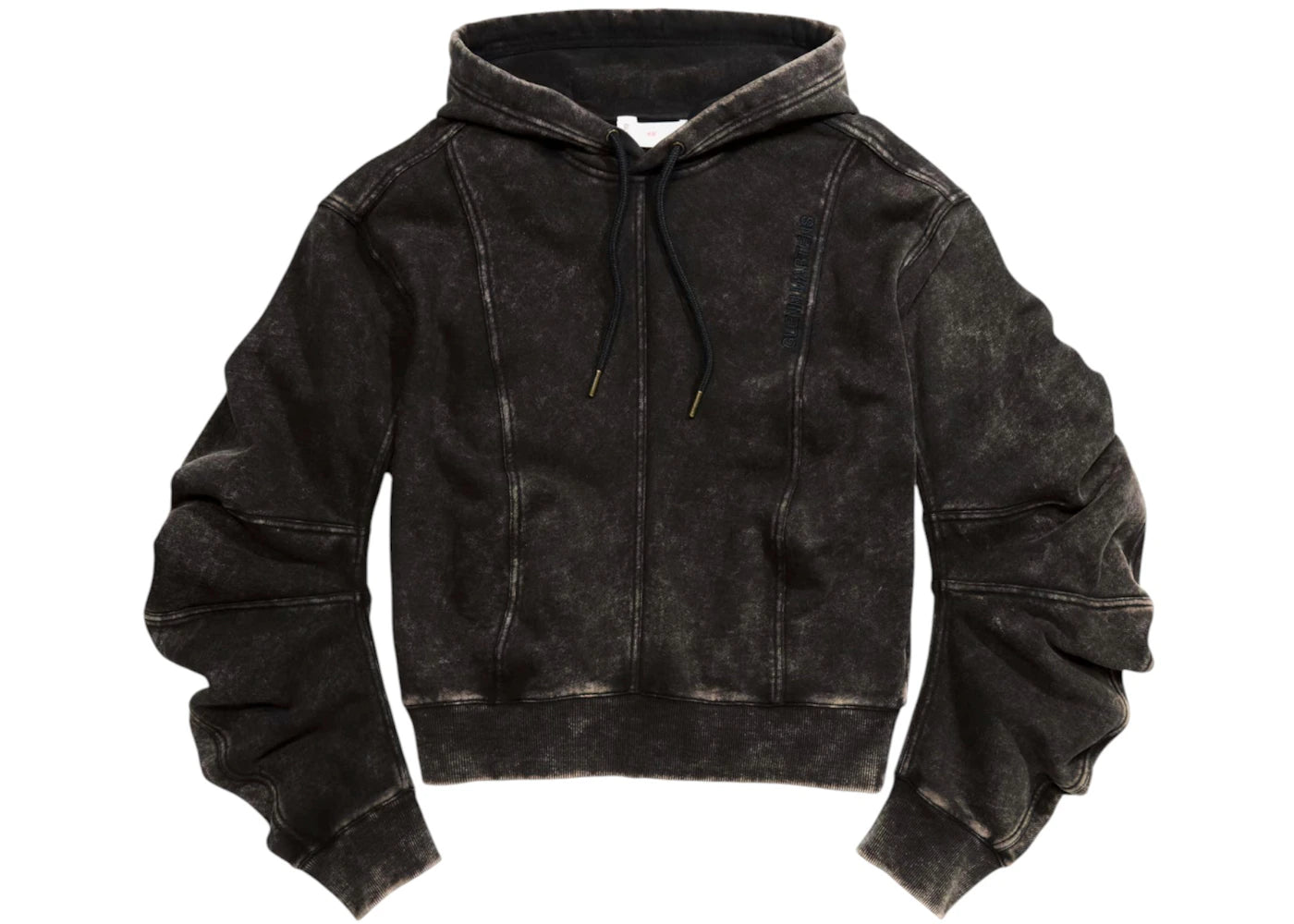 H&M x Glenn Martens Motif Hoodie Dark Brown