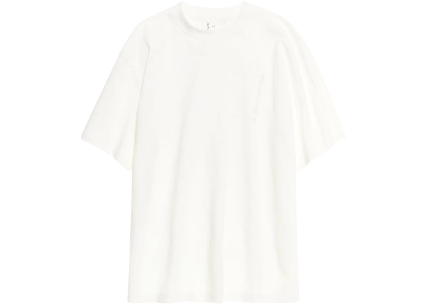 H&M x Glenn Martens Motif T-shirt White