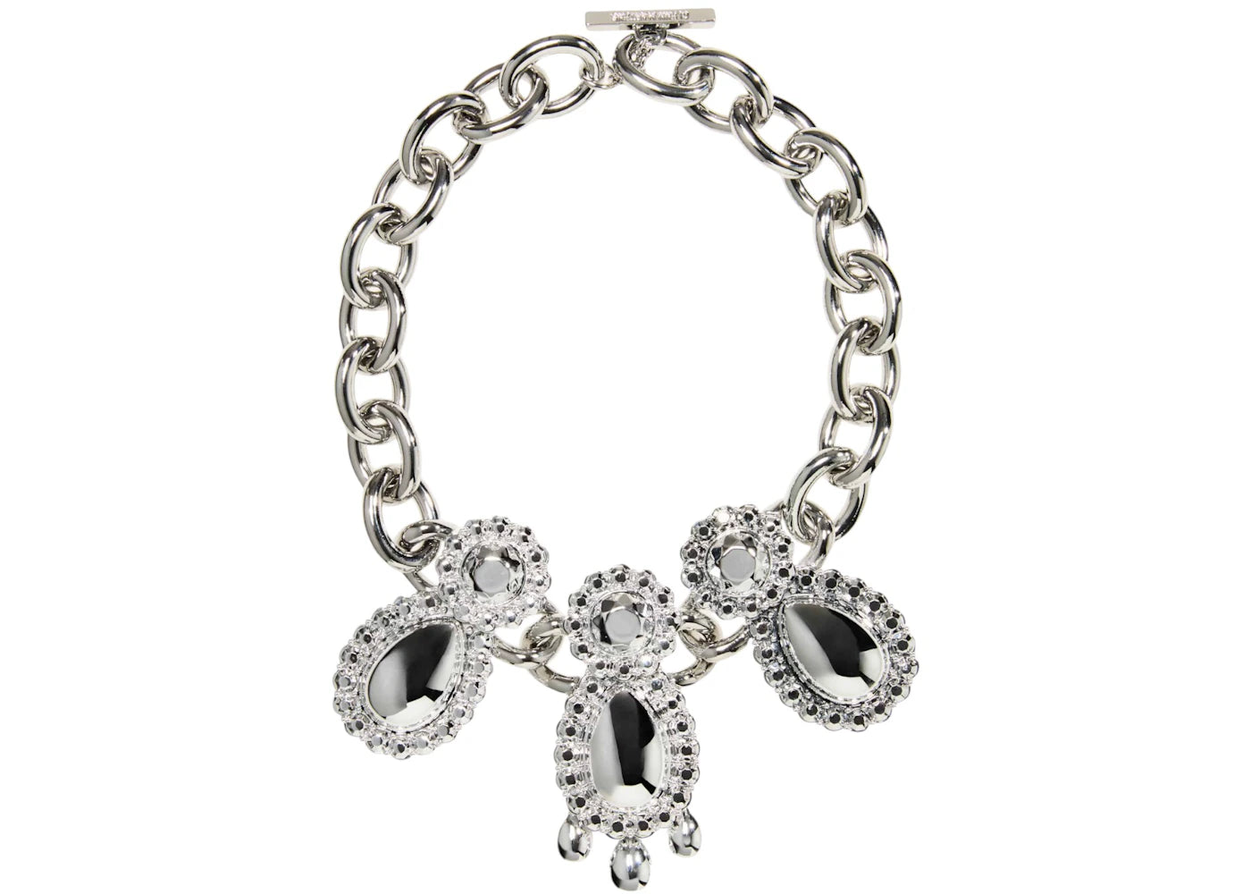 H&M x Glenn Martens Pendant Necklace Silver