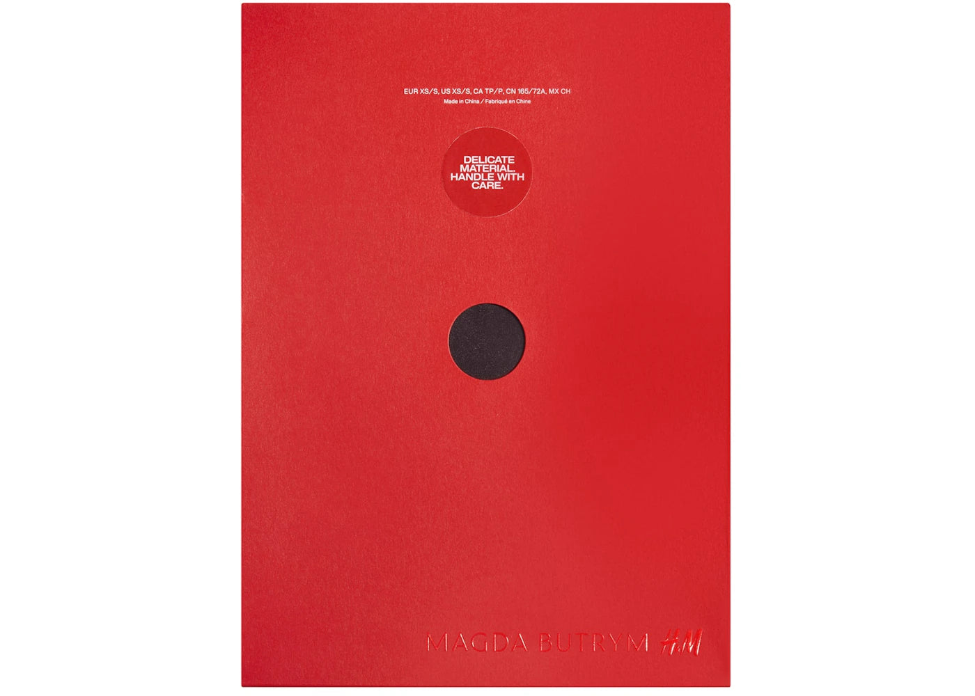 H&M x Magda Butrym Rose-Motif Tights Black