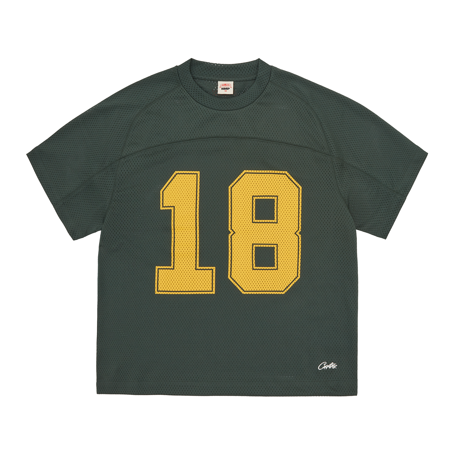 Corteiz HMP Mesh Panel Jersey Forest Green