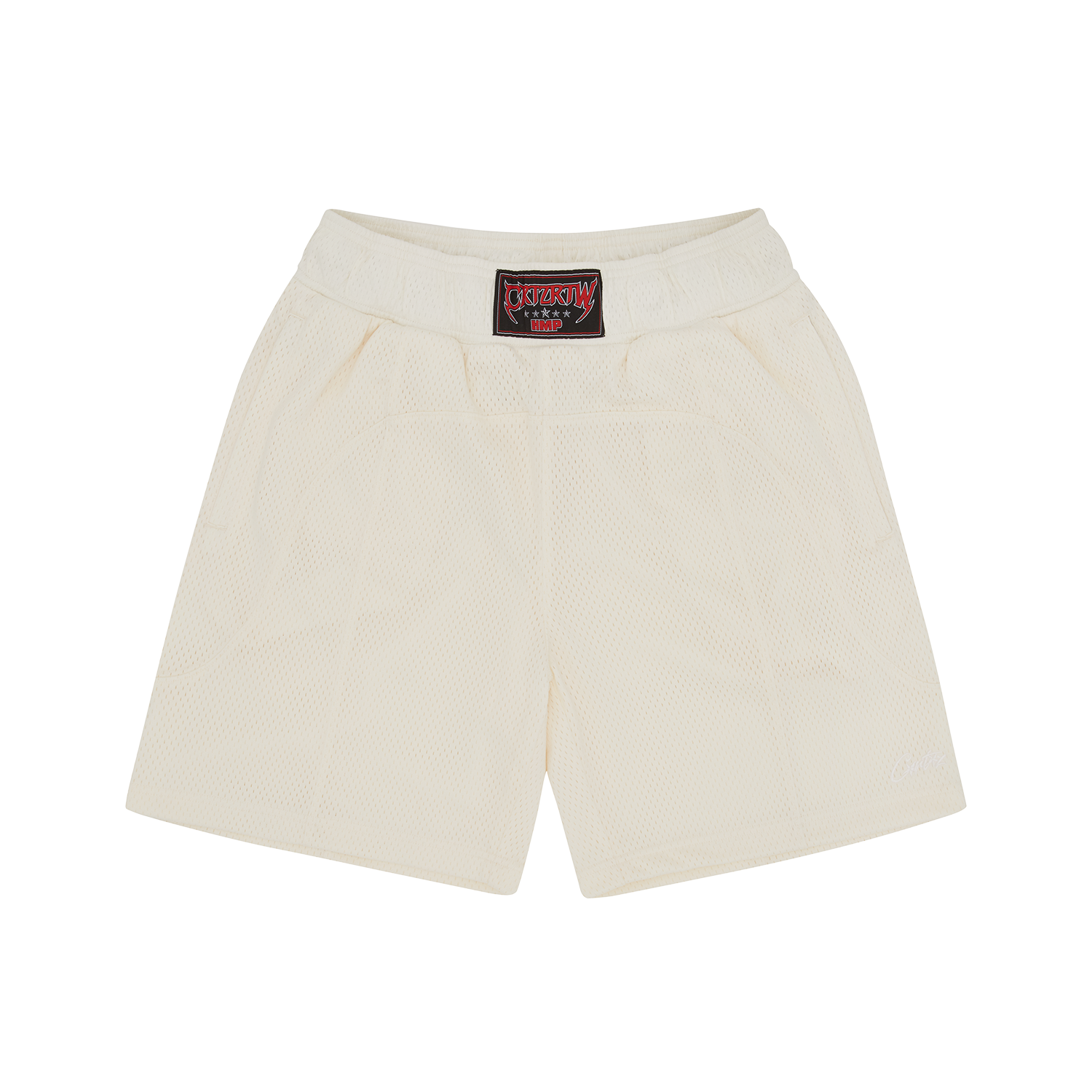 Corteiz Hmp Mesh Panel Shorts Cream