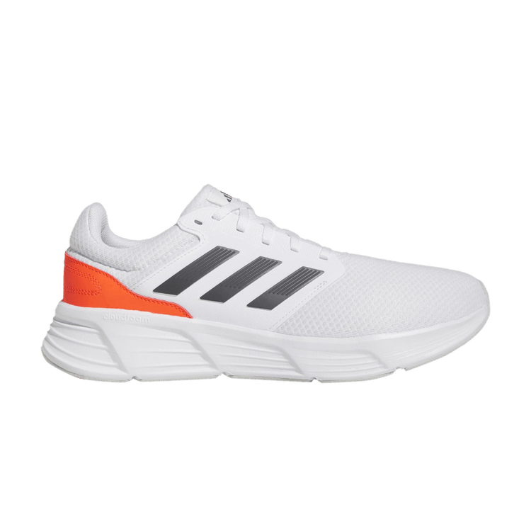 adidas Galaxy 6 Cloud White Grey Solar Red