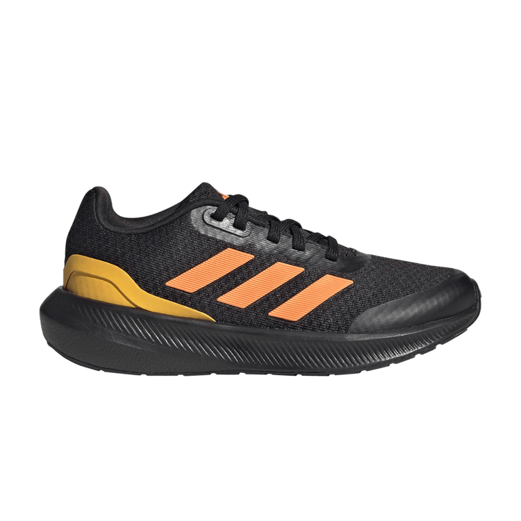 adidas Falcon 3 Core Black Screaming Orange Solar Gold (GS)