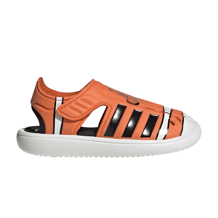 adidas Closed Toe Sandals Disney Finding Nemo And Dory Orange Core Black Cloud White (PS)