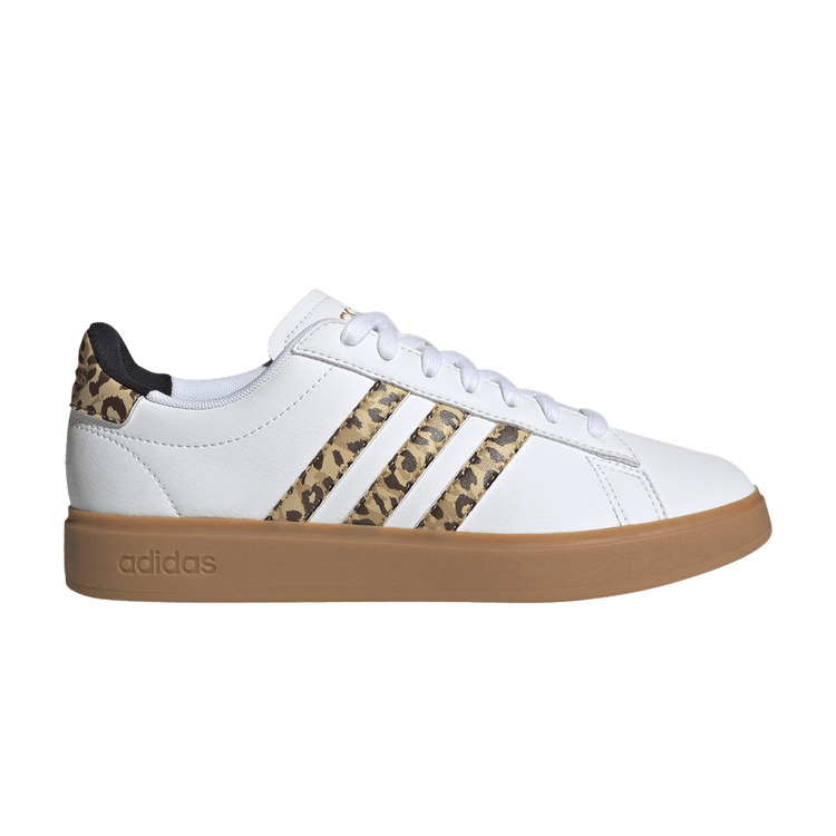 adidas Grand Court Leopard Cloud White Core Black (Women's)