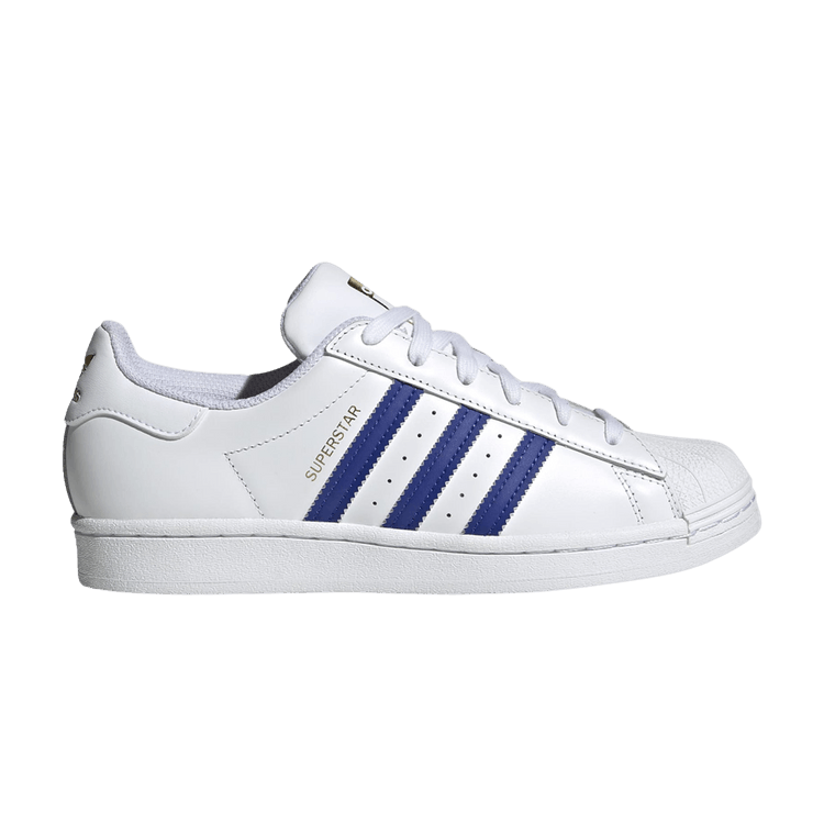 adidas Superstar White Semi Lucid Blue Gold Metallic (Women's)