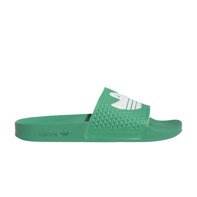 adidas Shmoofoil Slides Semi Court Green Cloud White