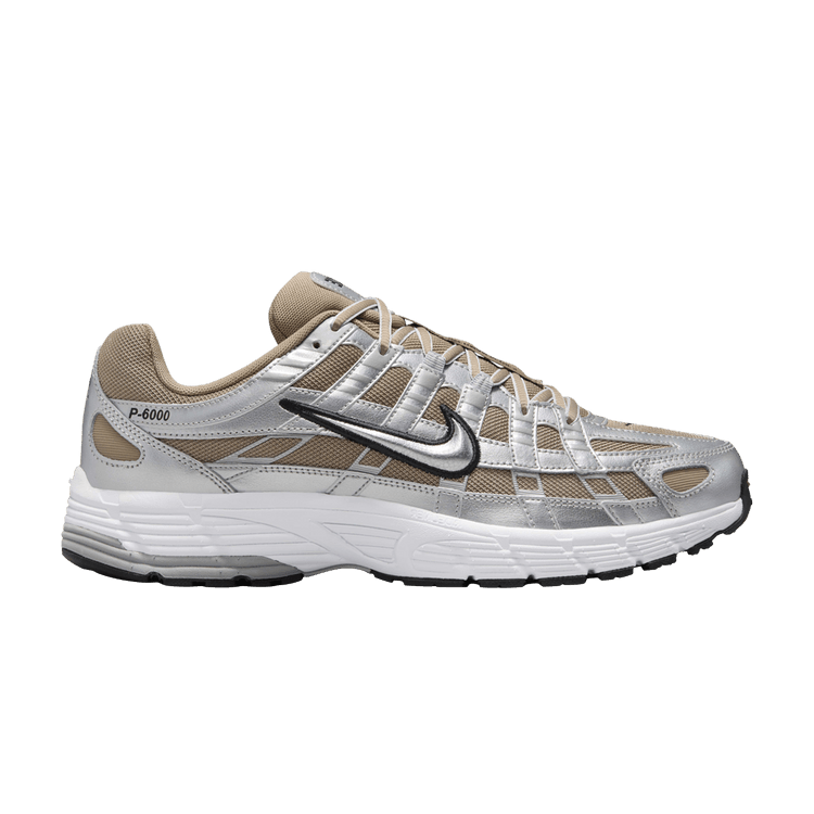 Nike P-6000 Khaki Metallic Silver